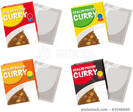 Retort curry pack English version Retort curry pack English version 65046600