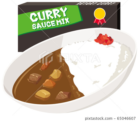 Curry and rice curry roux English version 65046607