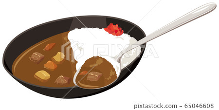 Curry rice and bite size Curry rice and bite size 65046608