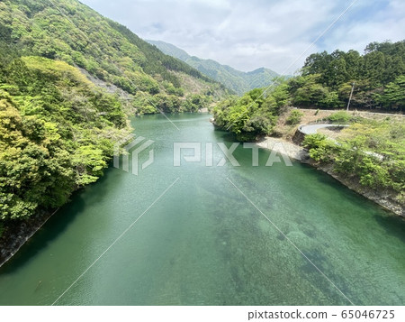 Lake Tanzawa fresh green scenery 65046725