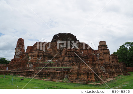 泰國世界遺產古城大城府瑪哈泰寺 泰國世界遺產古城大城府瑪哈泰寺 65046866