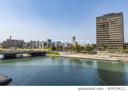 福岡縣北九州市北九州市政府及周邊街道 福岡縣北九州市北九州市政府及周邊街道 65050411