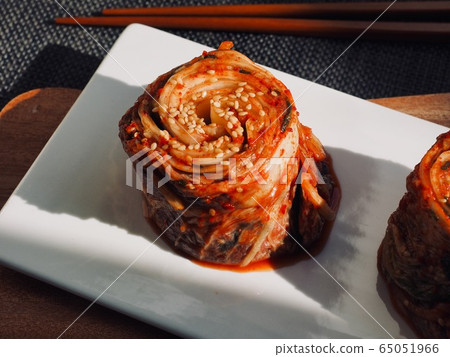 Korean traditional food cabbage kimchi 65051966