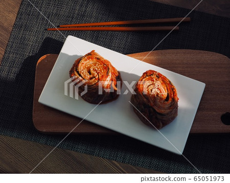 Korean traditional food cabbage kimchi 65051973