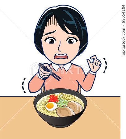 女人吃拉麵 女人吃拉麵 65054184