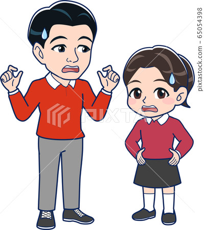 Girls and Dad 65054398