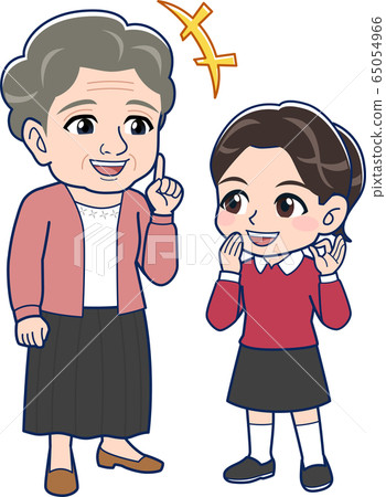 奶奶和女孩 奶奶和女孩 65054966