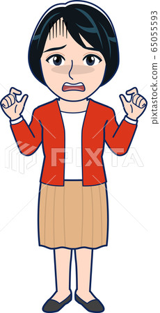穿紅衣服的女人 穿紅衣服的女人 65055593