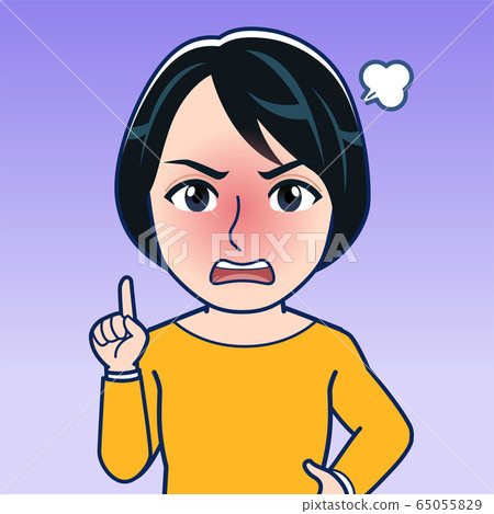 Woman dressed in orange 65055829