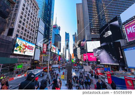 "New York" Times Square, the center of the world "New York" Times Square, the center of the world 65056999