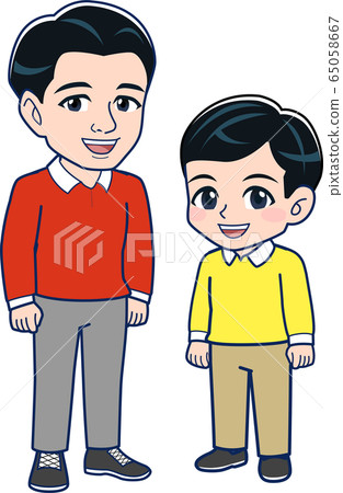 Common fathers and boys Common fathers and boys 65058667