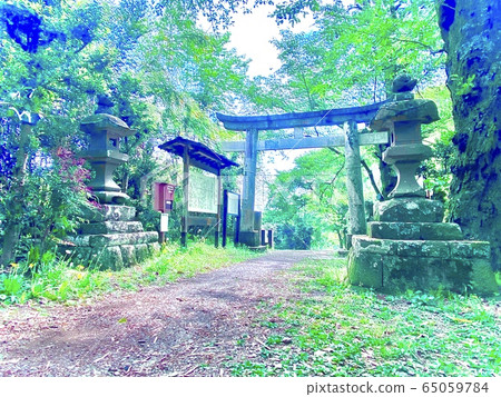 與鳥居的風景 與鳥居的風景 65059784