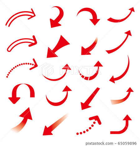 Set of arrow illustrations 65059896