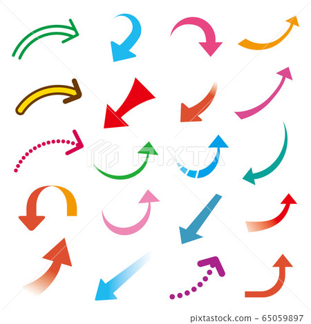 Set of arrow illustrations - Stock Illustration [65059897] - PIXTA