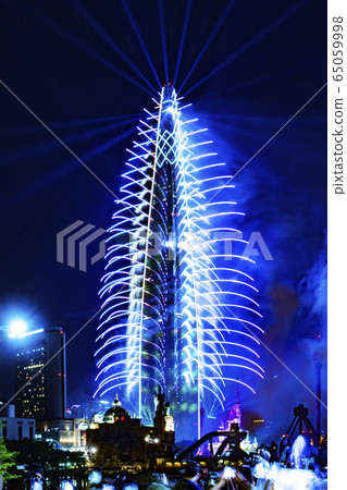 樂天世界大廈，焰火表演，高層建築 65059998