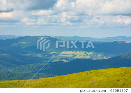 alpine scenery of carpathian mountains. stunning alpine scenery of carpathian mountains. stunning 65061507