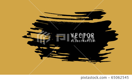 Abstract ink brush banners with grunge effect Abstract ink brush banners with grunge effect 65062545