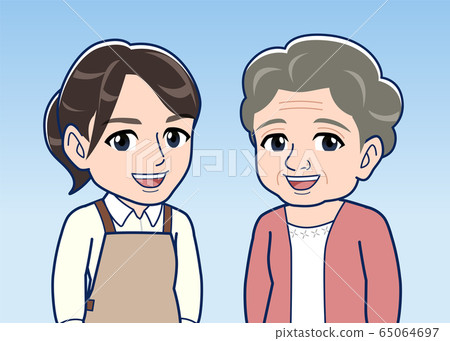 媽媽和奶奶撫養孩子 媽媽和奶奶撫養孩子 65064697
