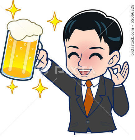 Office worker in a tavern Office worker in a tavern 65066828