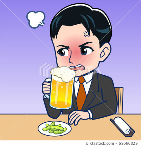 Office worker in a tavern Office worker in a tavern 65066829