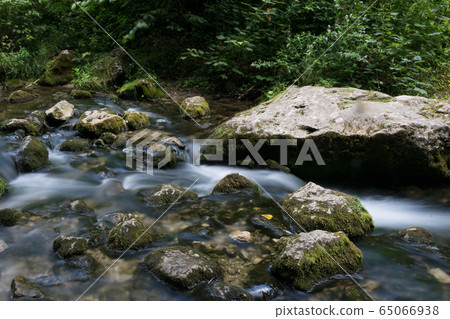 Waterfalls and Slopes. Myra Falls ,in the Muggendorf in Lower Austria 65066938