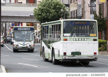 Iwate Transportation Bus in front of Morioka Station (former Kokusai Kogyo Bus) 65066995