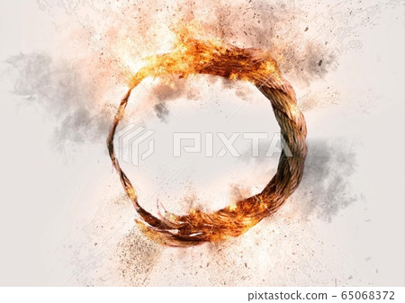 Ring of flaming rope 65068372
