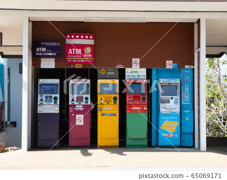 11 January 2020, ATM machine at chiang rai. 11 January 2020, ATM machine at chiang rai. 65069171