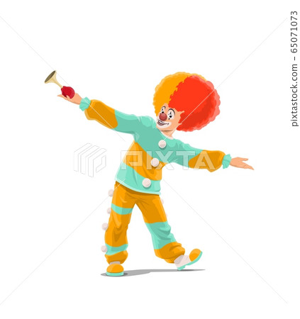 Big top circus shapito clown with whistle horn 65071073