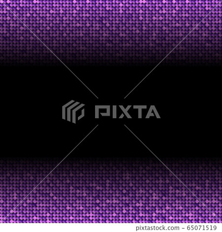 Purple sequins, glitters, sparkles made of dots 65071519