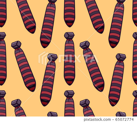 Purple neckties with stripes print seamless pattern 65072774