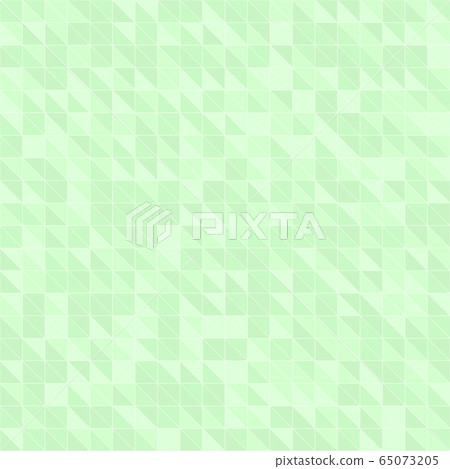Green triangle pattern. Seamless vector 65073205
