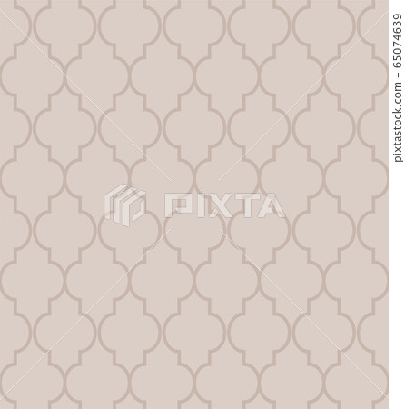 Arabic seamless pattern grid lantern shapes tiles. 65074639