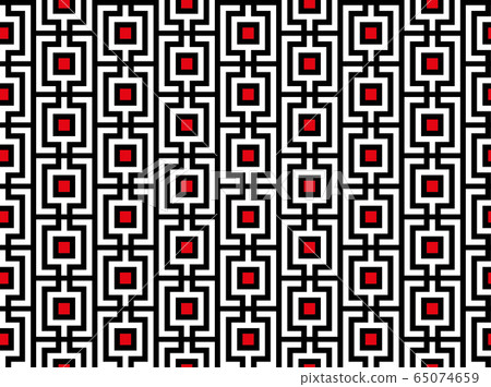 Striped grid with squares art seamless background Striped grid with squares art seamless background 65074659