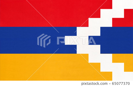 Republic of Artsakh national fabric flag textile 65077370