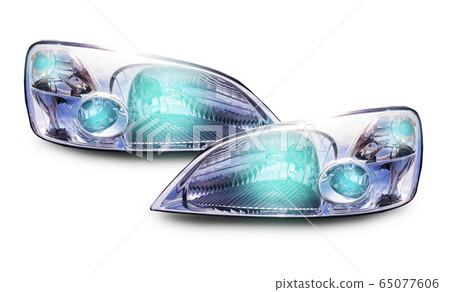 Car headlight system, led technology, spare parts 65077606