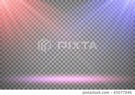 Set of colored searchlights on a transparent background. Bright lighting with spotlights. The searchlight is white, blue. Set of colored searchlights on a transparent background. Bright lighting with spotlights. The searchlight is white, blue. 65077846