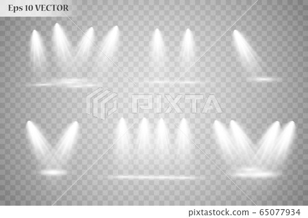 Vector Spotlights. Scene. Light Effects. Glow light effect Vector Spotlights. Scene. Light Effects. Glow light effect 65077934