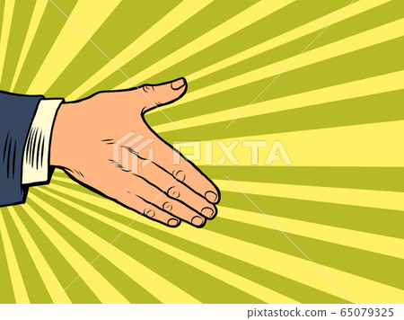 men hand in a handshake 65079325