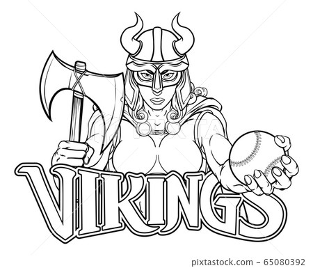 Viking Female Gladiator Baseball Warrior Woman Viking Female Gladiator Baseball Warrior Woman 65080392