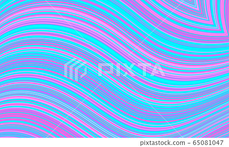 Stripe Pattern. Abstract Color Stripes. Fluid Wave 65081047