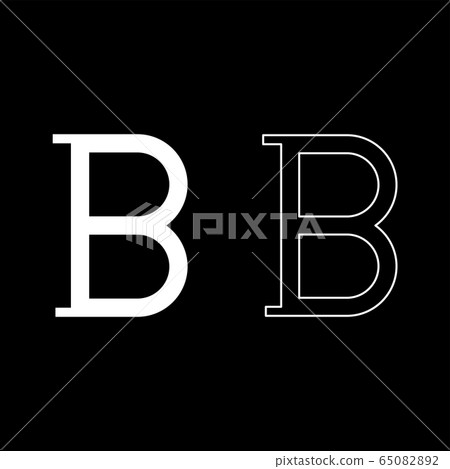 Beta greek symbol capital letter uppercase font  65082892