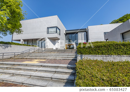 Tottori Prefectural Museum in fine weather, Tottori City, Tottori Prefecture Tottori Prefectural Museum in fine weather, Tottori City, Tottori Prefecture 65083427