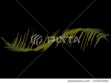 Pulse music player. Jpeg audio wave on black Pulse music player. Jpeg audio wave on black 65083868