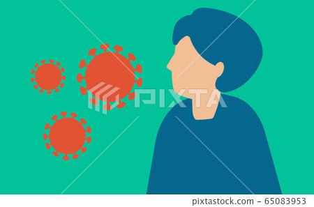 Corona virus icon vector image 65083953