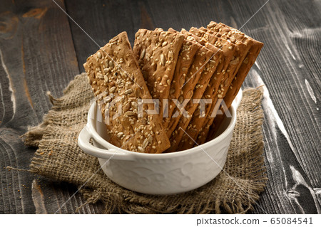 cereal biscuit cookies on a wooden table 65084541