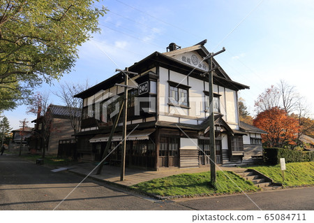 Hokkaido, Sapporo, Hokkaido's pioneering village in autumn 65084711