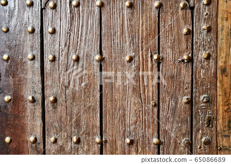 Gate made of aged lumber Gate made of aged lumber 65086689