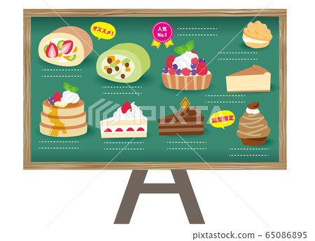 Sweets set baked goods set menu table 65086895