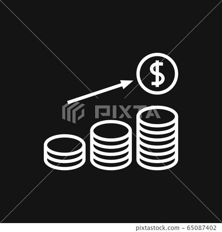 Money icon. Universal money icon to use in web and Money icon. Universal money icon to use in web and 65087402